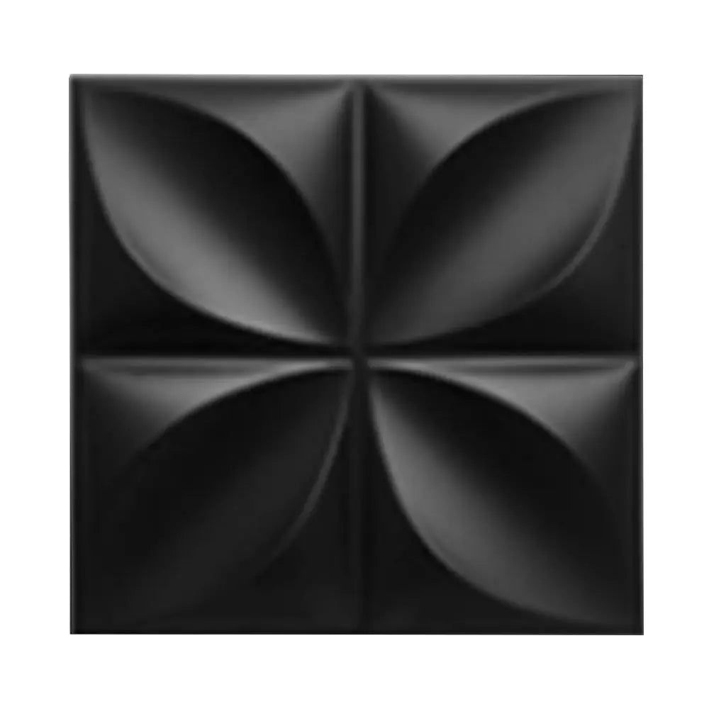 Diamond Design 3D Wall Panels – Modern Self-Adhesive Decorative PVC Tiles for Living Room & Bedroom Accent Walls, 30x30cm, Black or