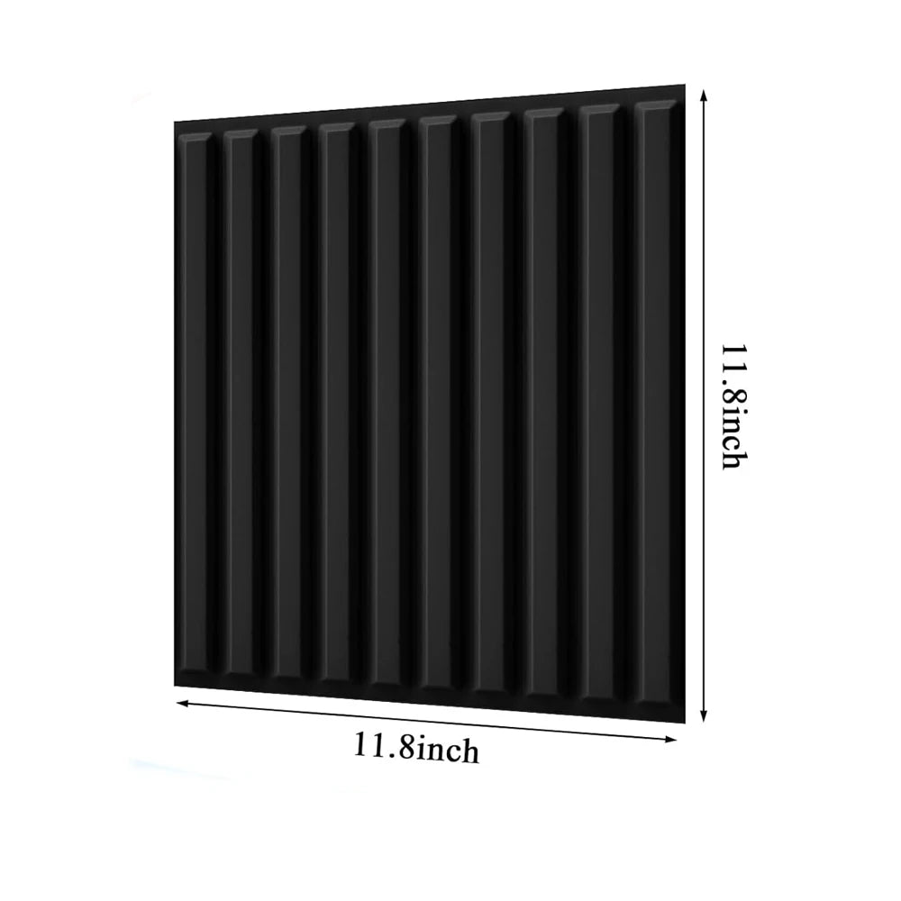 Marlow 3D Textured Wall Panels, Set of 30 – Modern PVC Decorative Panels