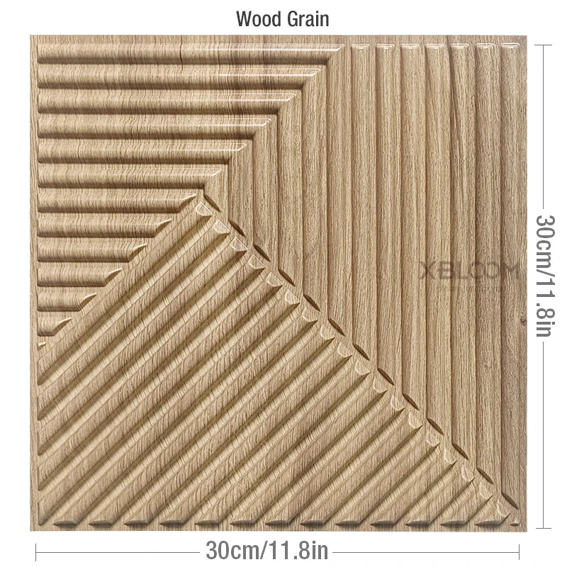 Facet 3D Geometric Wall Panel, 30x30cm