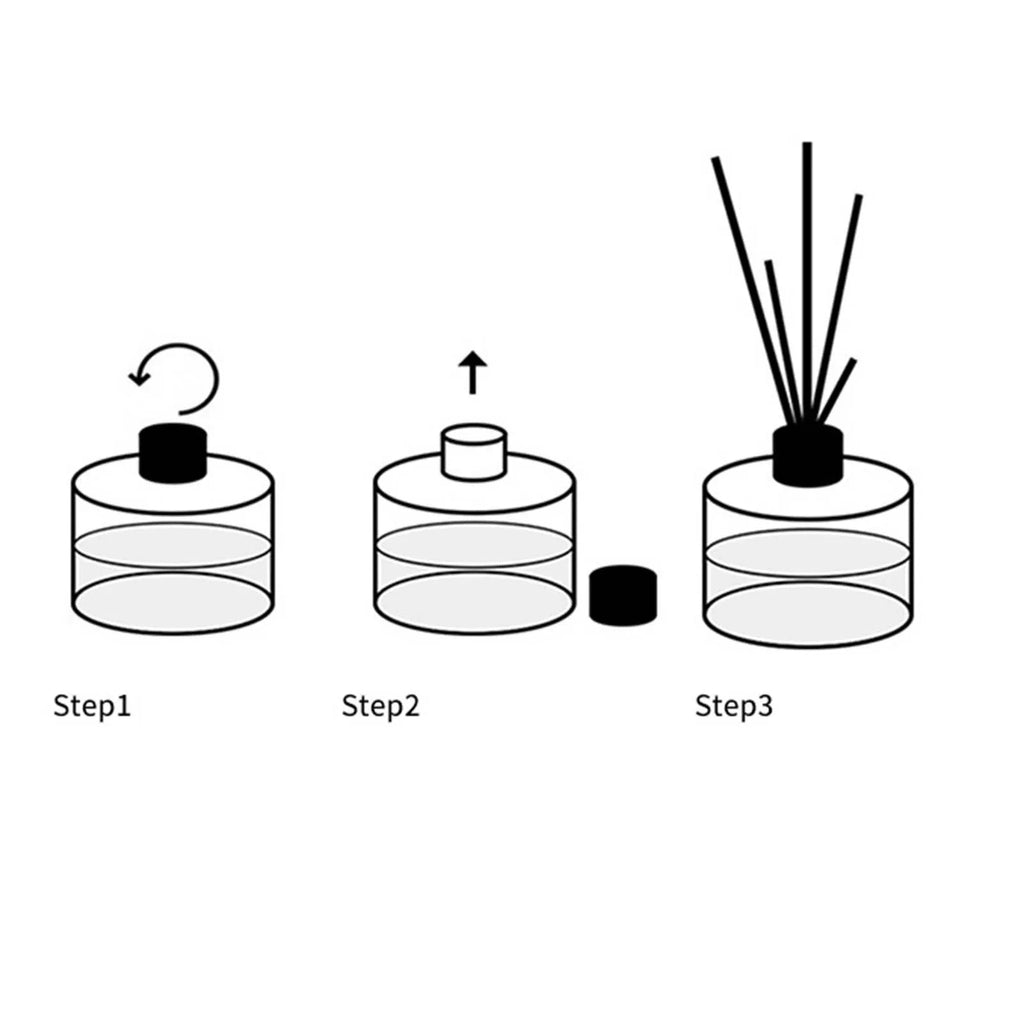 Reed Diffuser Replacement Sticks Set – 100 Fiber Sticks for Home Fragrance