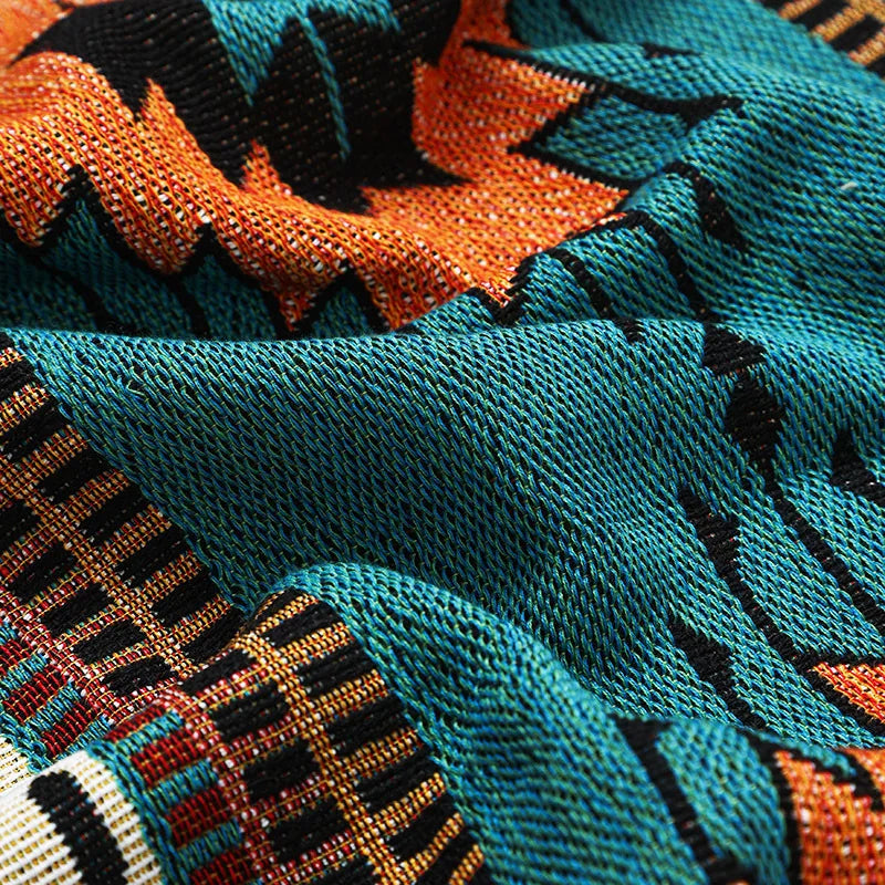 Mesa Woven Geometric Throw Blanket