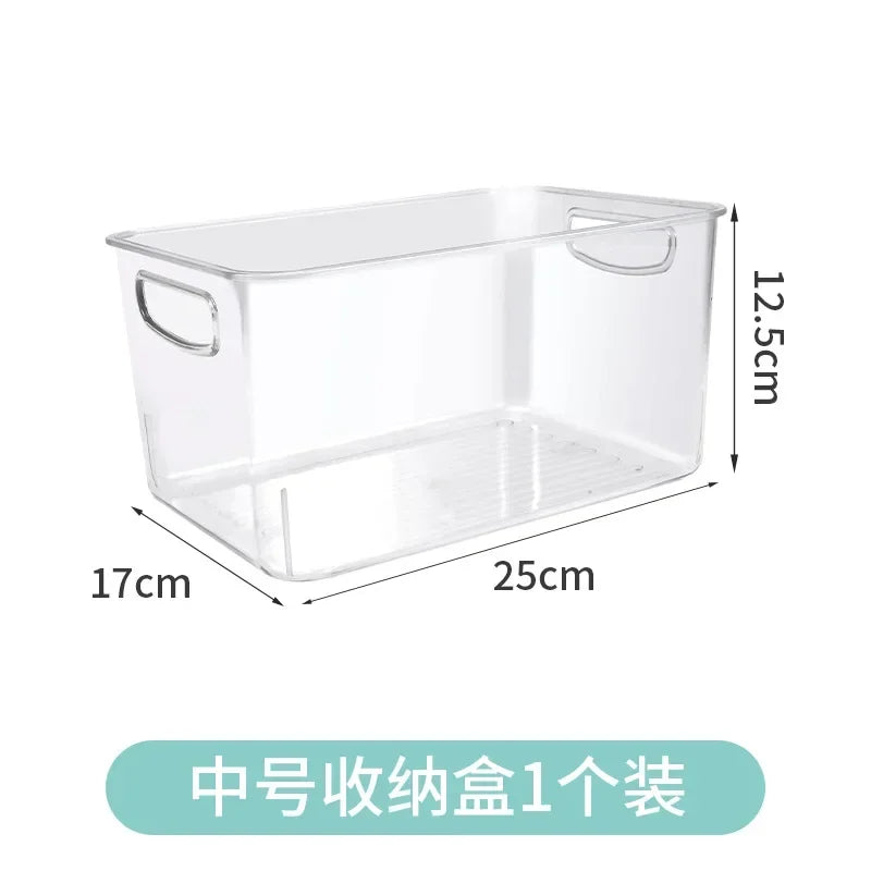 Clear Rolling Can Dispenser and Stackable Storage Bins for Kitchen or Pantry