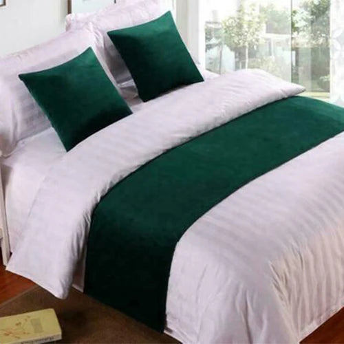 Arden Velvet Bed Runner & Pillow Cover Set