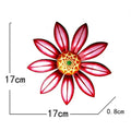 Aster Folk Art Metal Flower Wall Decor