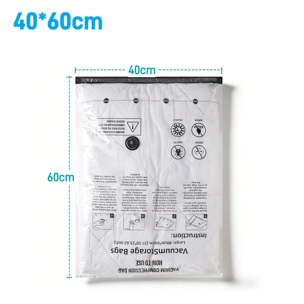 PA+PE Vacuum Storage Bags – Space Saving Compression Bags for Clothes, Bedding & Suitcases