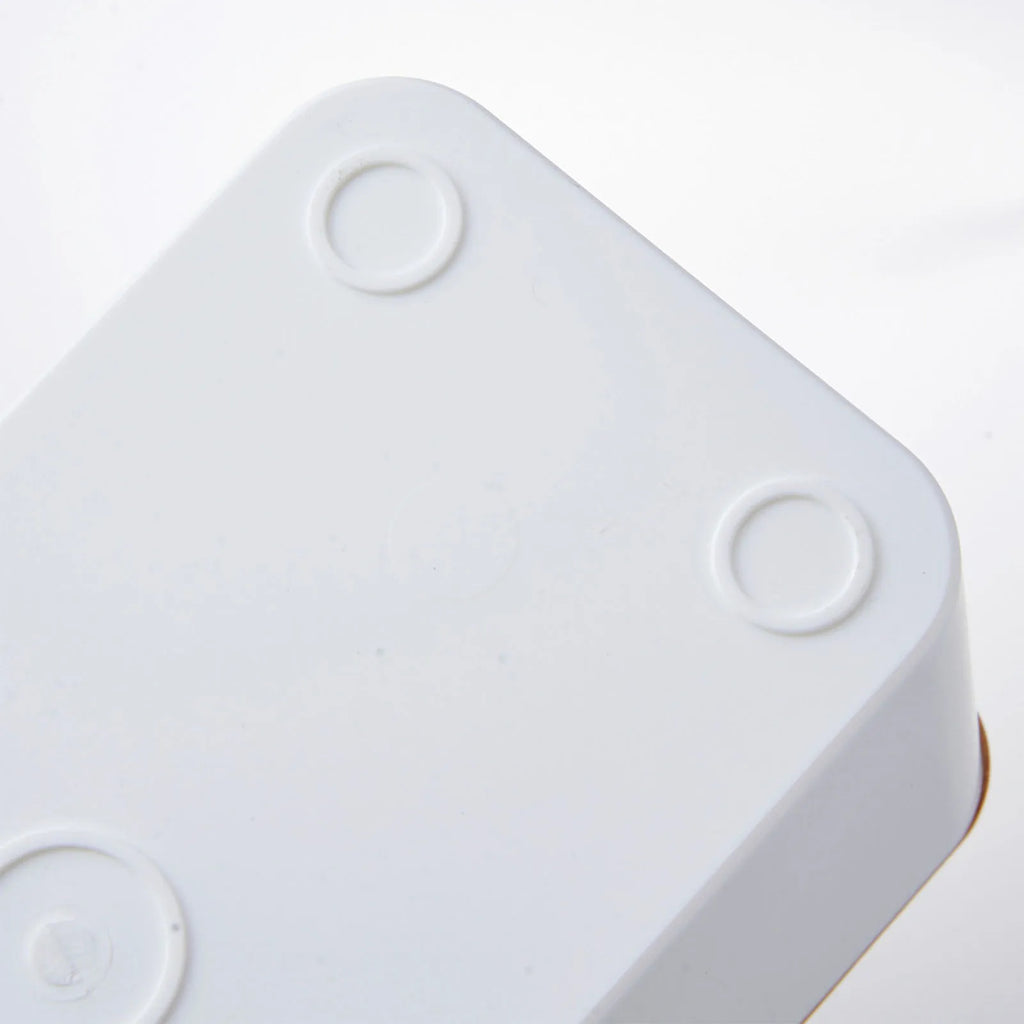 Cable Management Box with Wood-Style Lid