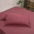 Classic Solid Color Pillowcase Set – Cotton Blend, 2-Pack