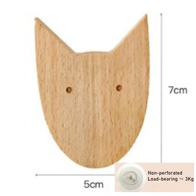 Woodland Animal Wooden Wall Hooks