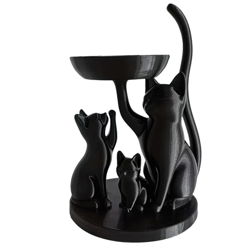 Whisker Family Cat Jewelry Tray