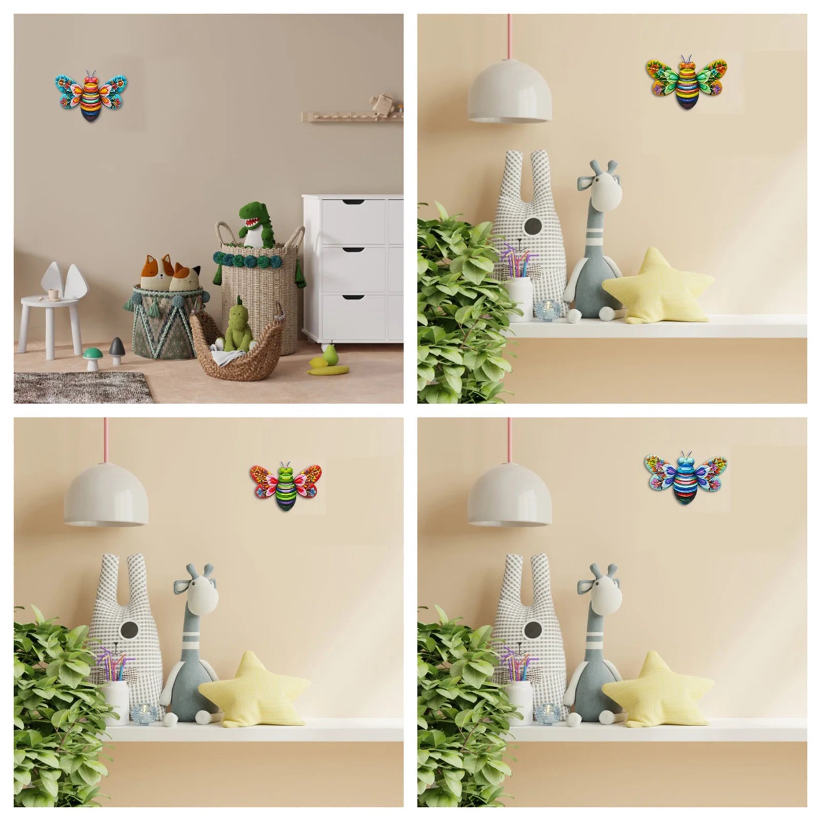 Arden Bee 3D Metal Wall Art Sculpture