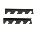 Wall-Mounted Iron Tool Rack for Garage, Shed, or Garden Storage