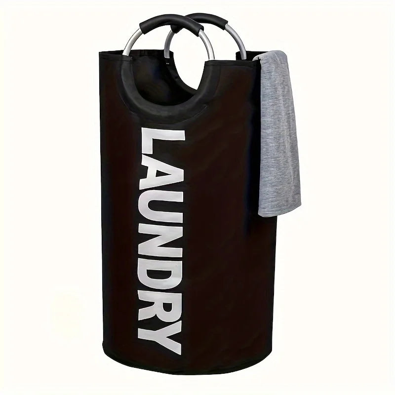 Large Foldable Laundry Hamper with Soft Handles for Home Organization