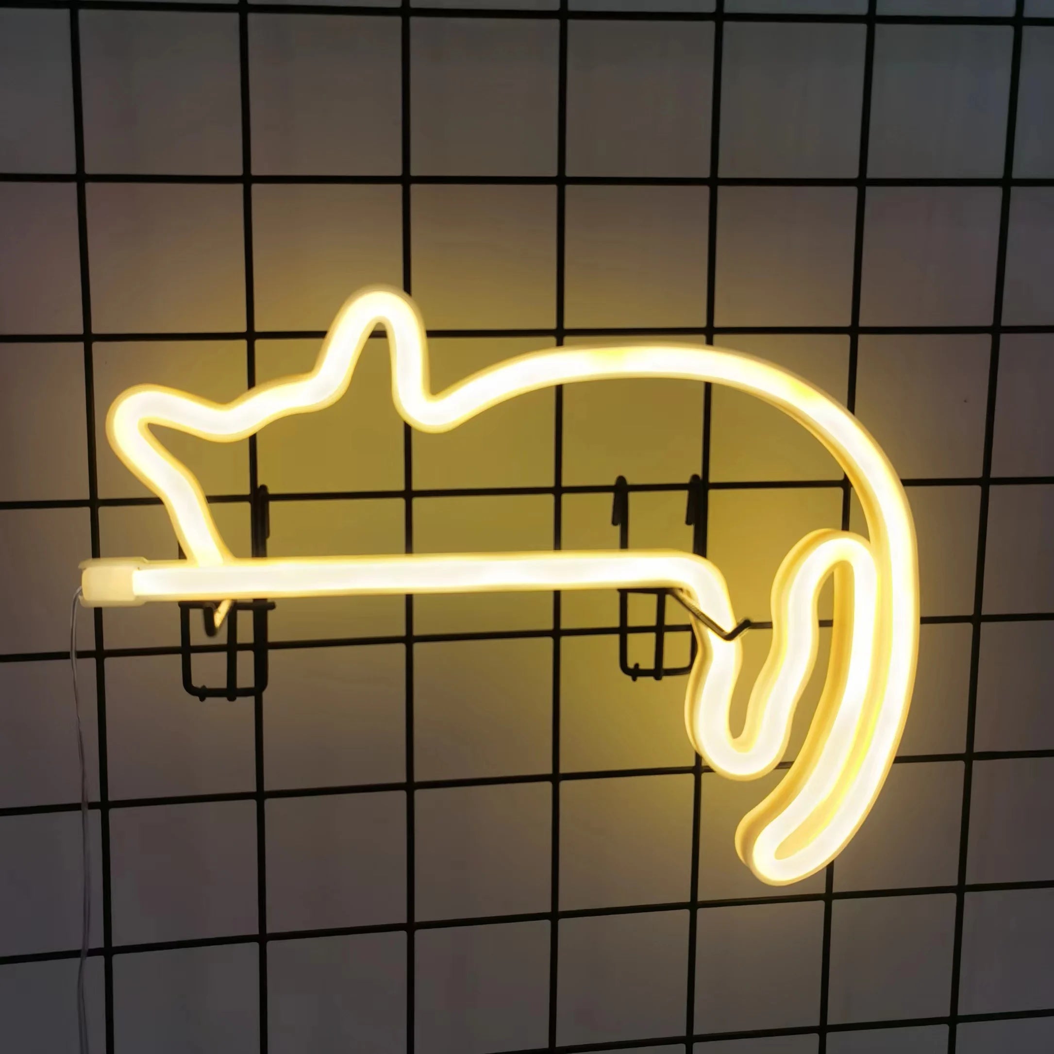 Layla Cat-Shaped LED Neon Wall Light