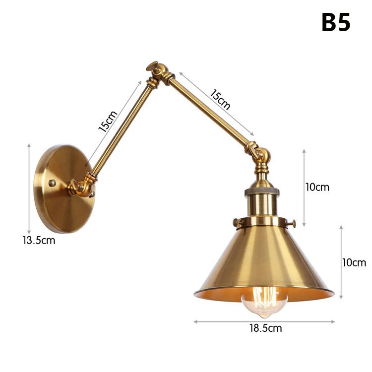 Arden Adjustable Long Arm Wall Sconce