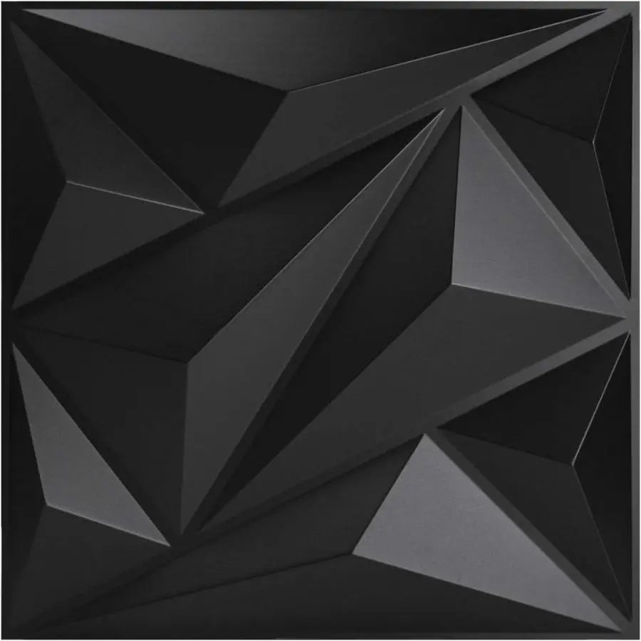 3D Textured PVC Wall Panels – 12 or 20 Square Tiles for Modern Accent Walls, Living Room & Bedroom