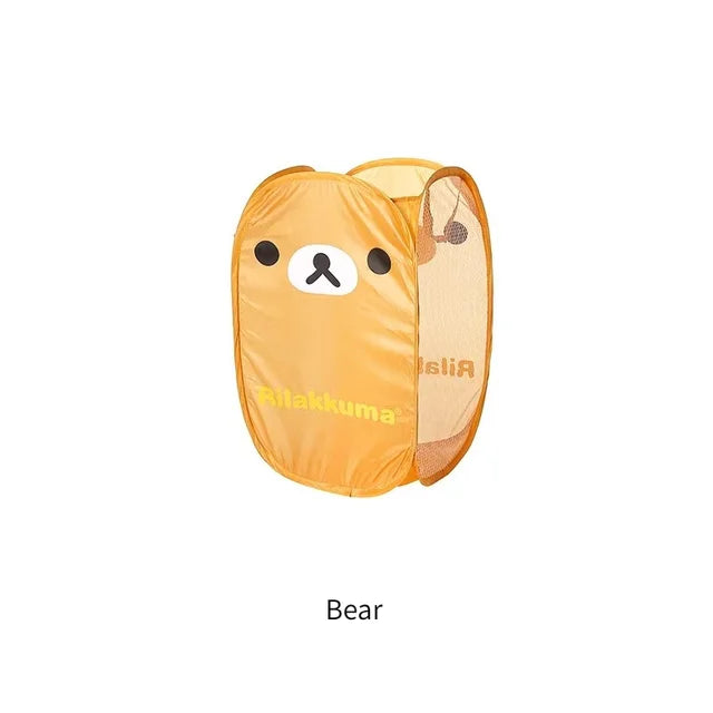 Cartoon Animal Mesh Pop-Up Laundry Hamper