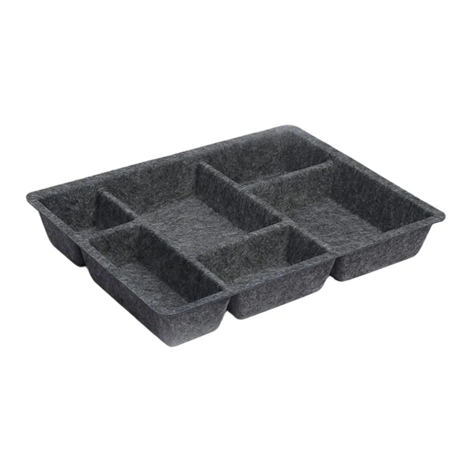 Felt Drawer Organizer Tray with 6 Compartments for Home or Office