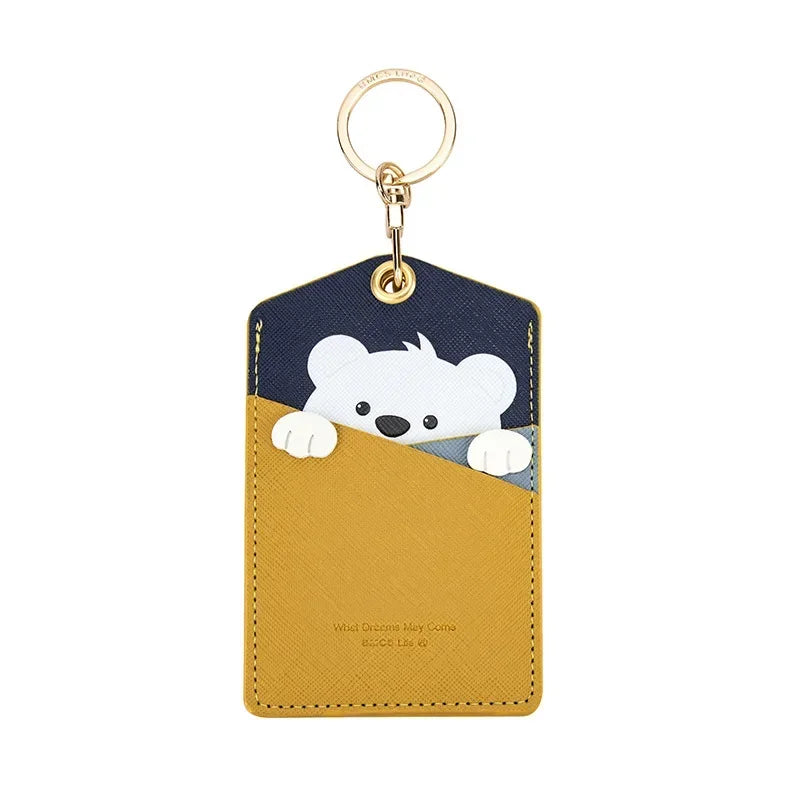 Meadow Animal Card Holder Keychain