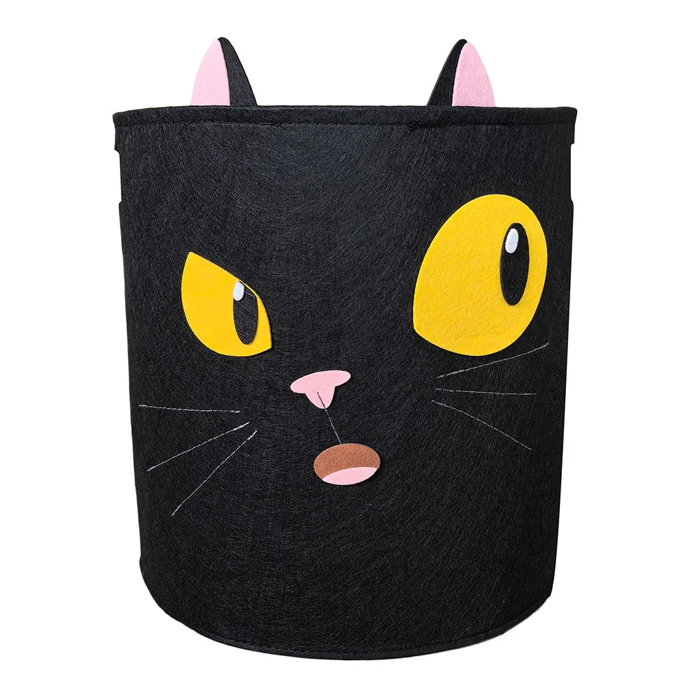 Cartoon Cotton Animal Storage Basket for Kids' Room & Playroom Organization