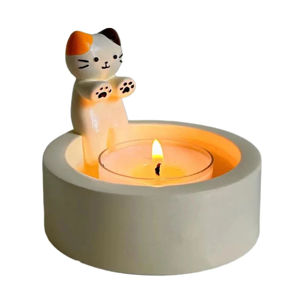 Mimi Kitten Tealight Candle Holder
