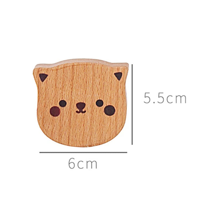 Woodland Animal Solid Wood Wall Hook