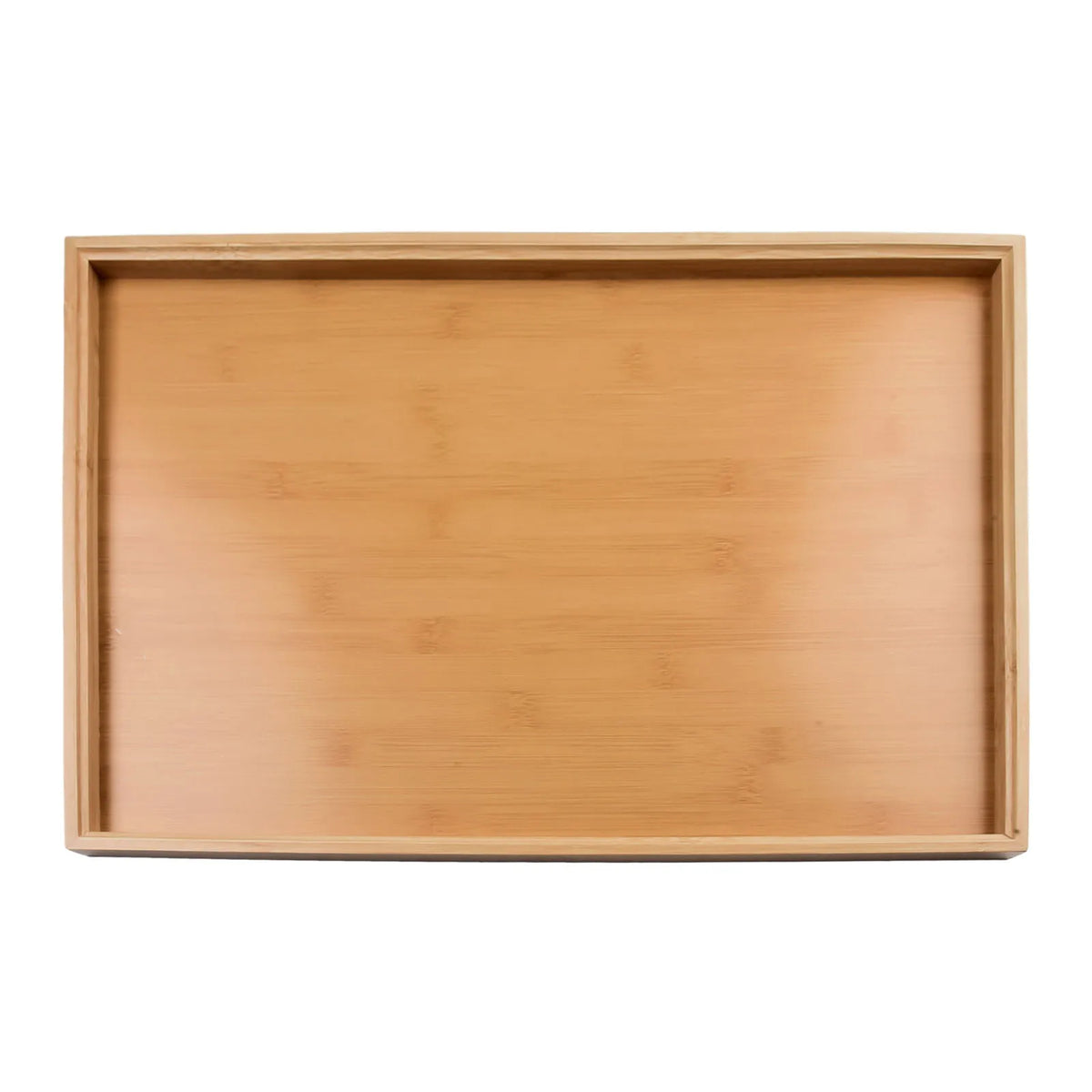 Rectangular Wood Serving Tray for Kitchen Table, Coffee Table & Everyday Organization