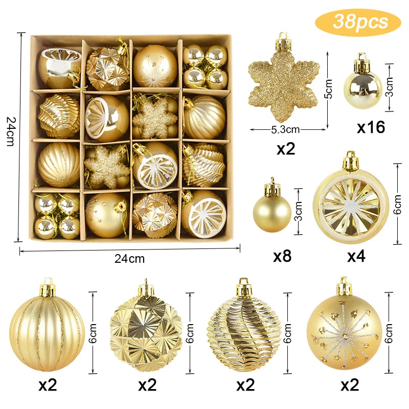 Winterberry Christmas Ornament Set for Tree Decorating