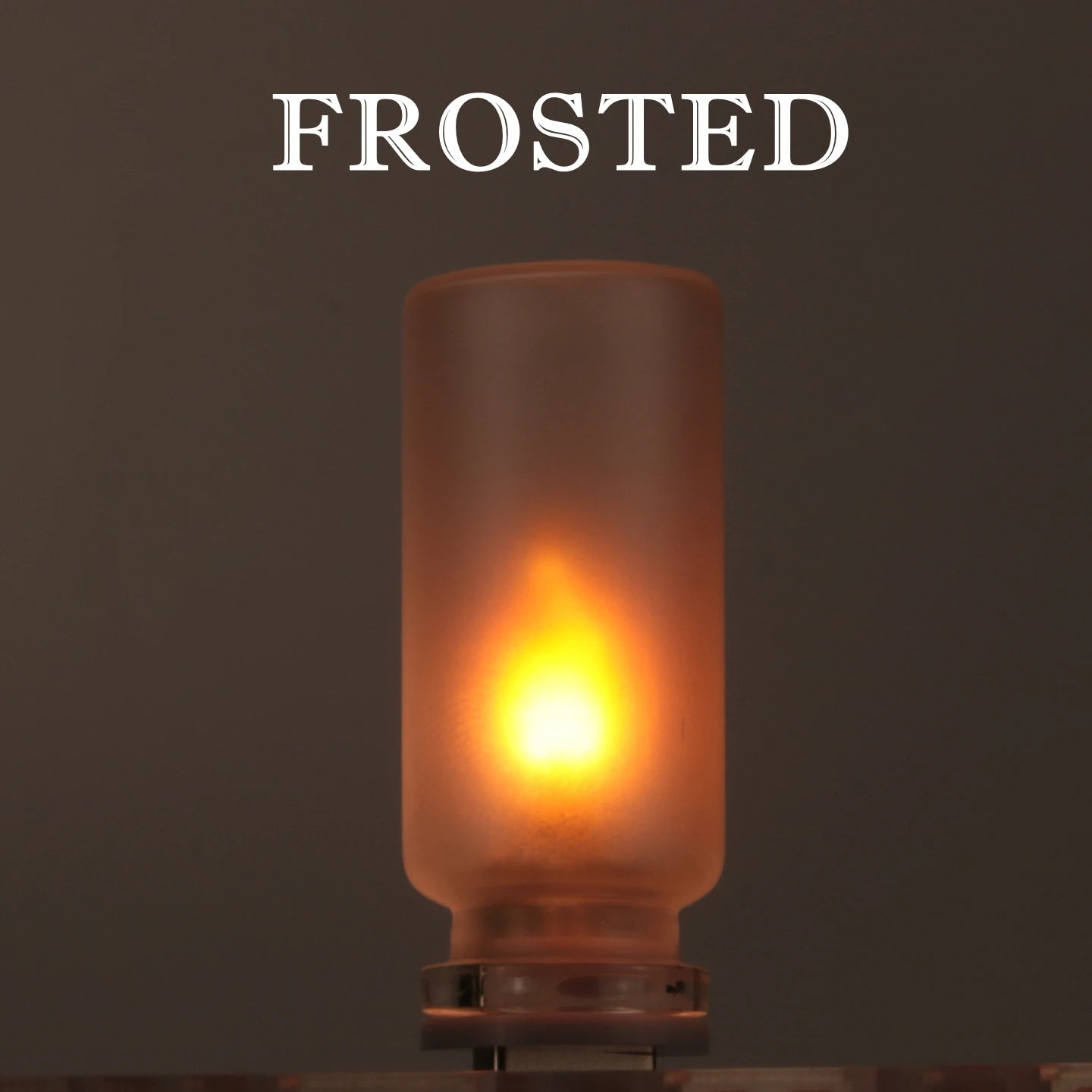Simulated Flame USB Glass Candle Night Light