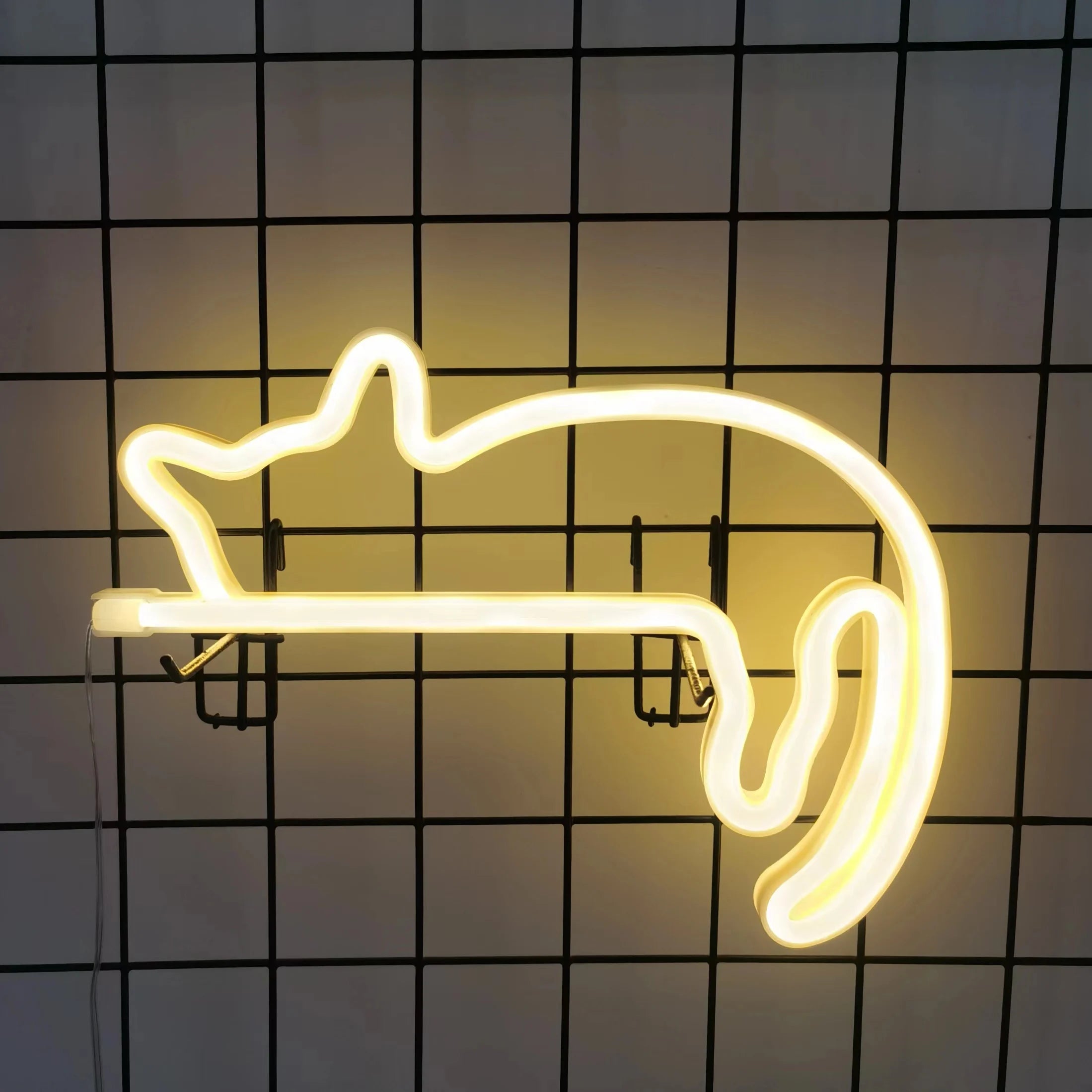 Layla Cat-Shaped LED Neon Wall Light