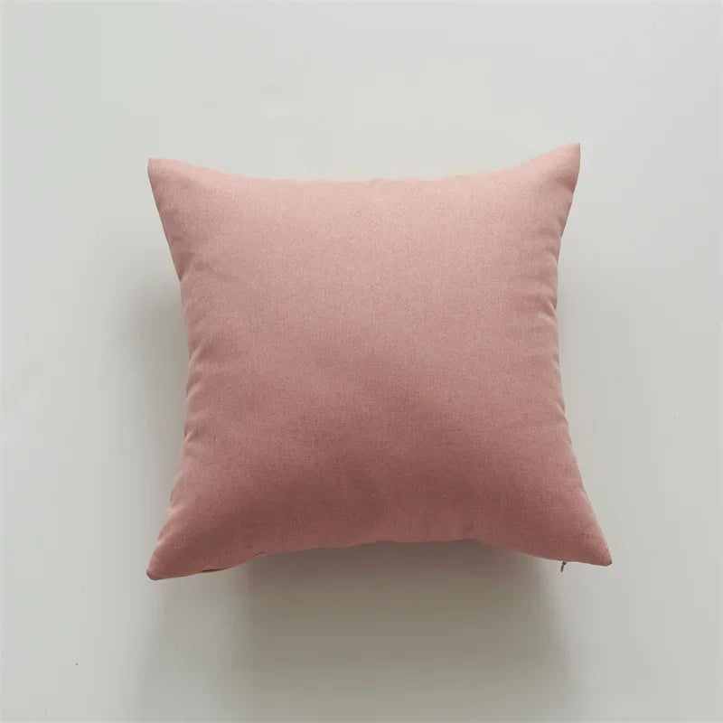 Solid Color Outdoor Waterproof Cushion Cover for Patio or Porch