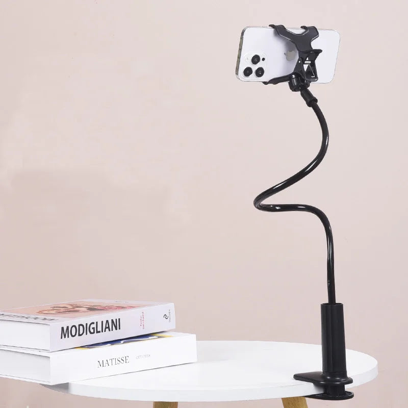 Flexible Gooseneck Bedside & Desktop Phone Holder Clamp