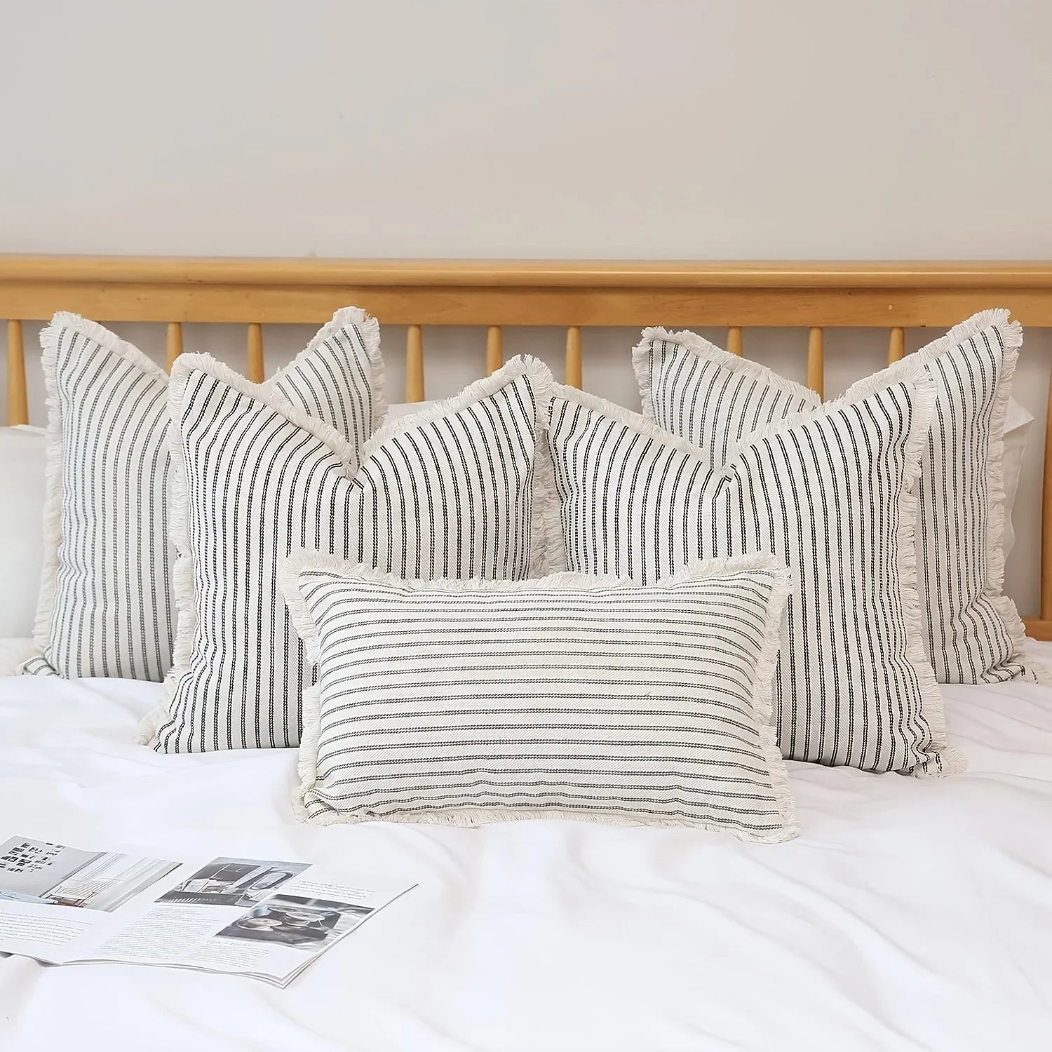 Arlo Striped Throw Pillow Cover