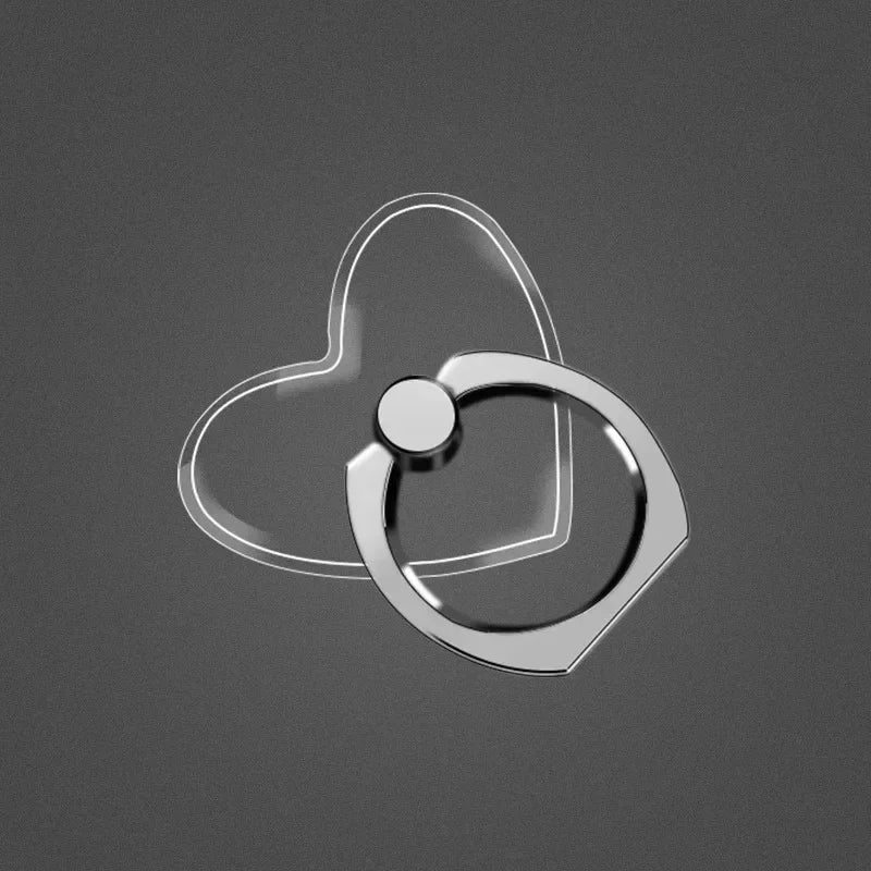 Transparent Animal-Shaped 360° Rotating Phone Ring Holder