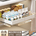 Expandable Pull-Out Cabinet Organizer Rack for Kitchen and Pantry Storage
