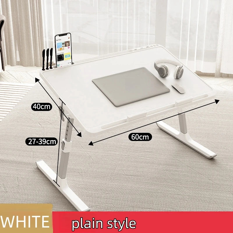 Adjustable Foldable Laptop Bed Tray Table with Drawer for Comfortable Sofa or Bedroom Use