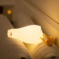 Linden Lying Duck Silicone Rechargeable Night Light for Cozy Bedside & Kids' Room Decor