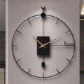 Ellis Geometric Metal Pendulum Wall Clock