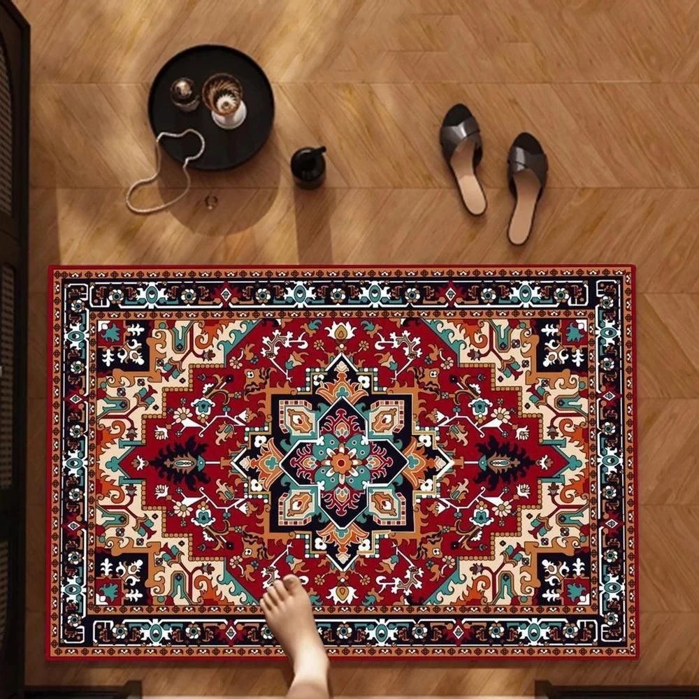Layla Woven Geometric Persian-Style Accent Rug
