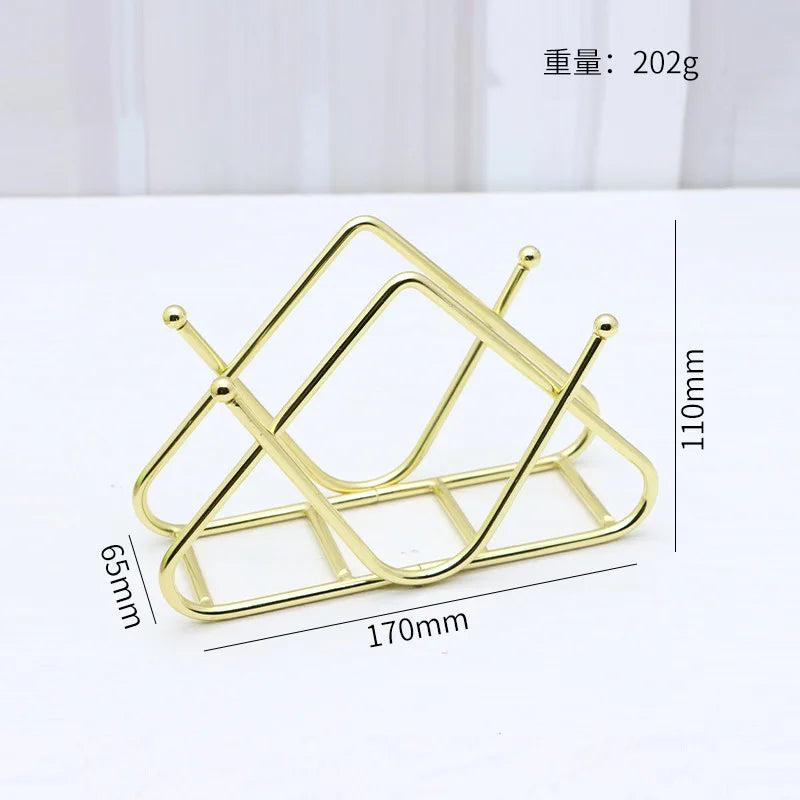 Modern Metal Napkin Holder for Kitchen or Dining Table