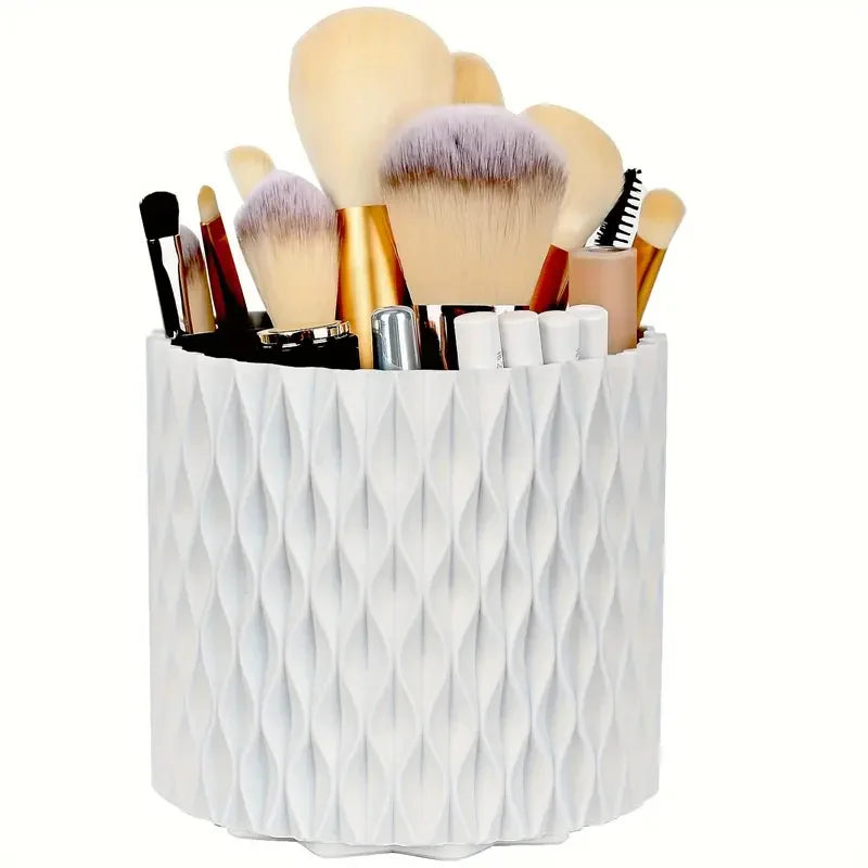 Ripple 360° Rotating Makeup Organizer for Vanity or Bathroom