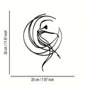 Isla Dancer Metal Wall Art – Minimalist Living Room Decor