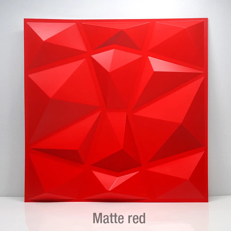 Facet 3D Geometric Wall Panel, 30x30cm