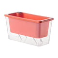 Self-Watering Rectangular Planter Box for Indoor Windowsills & Balconies
