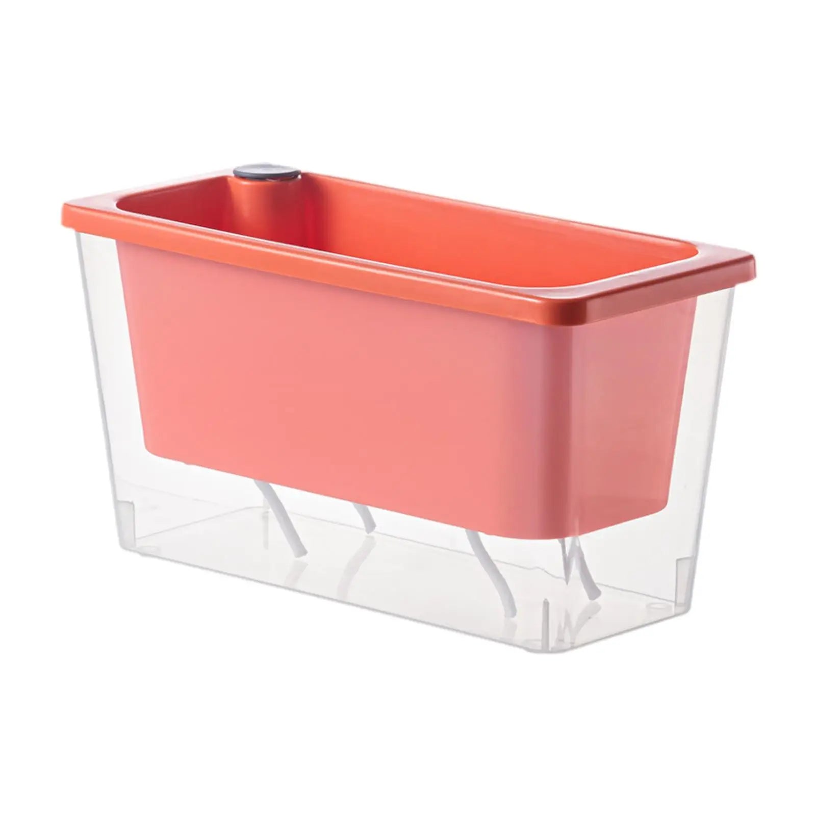 Self-Watering Rectangular Planter Box for Indoor Windowsills & Balconies