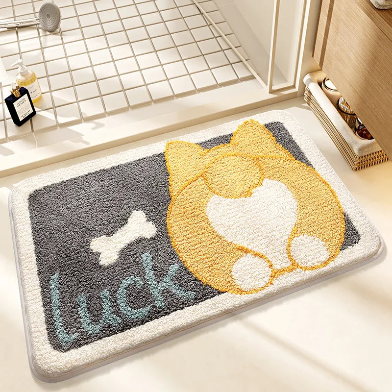 Willow Animal Friends Microfiber Bath Mat