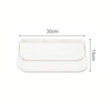 Foldable Wall Shelf with No-Drill Adhesive for Bathroom, Kitchen, or Bedside