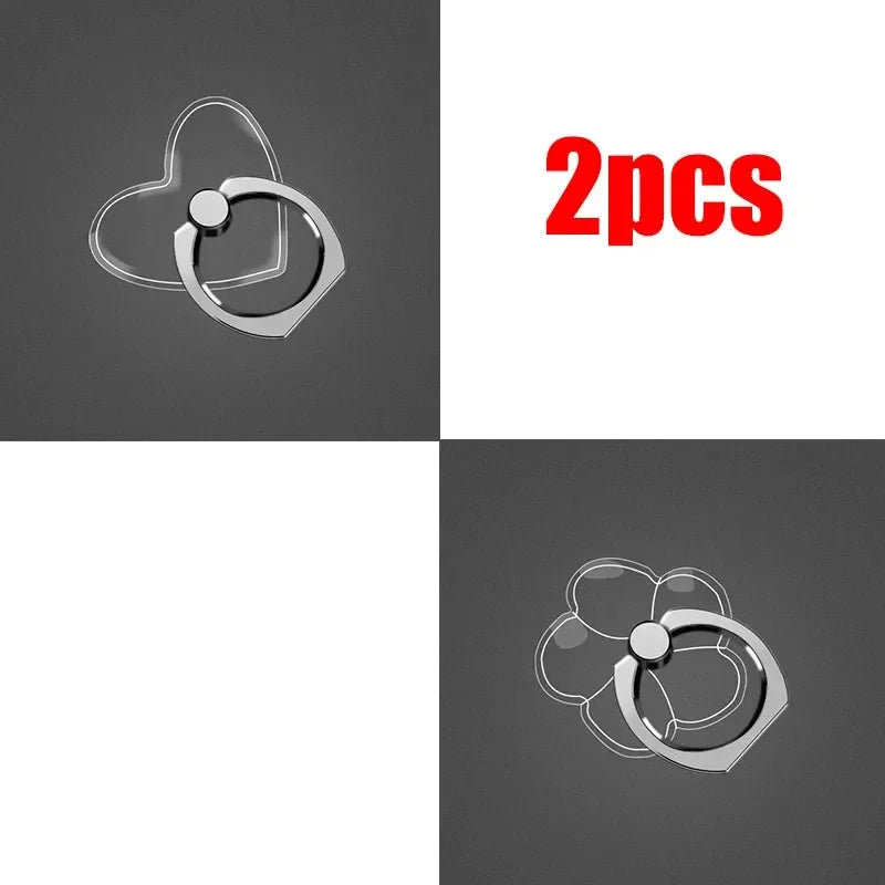 Transparent Animal-Shaped 360° Rotating Phone Ring Holder