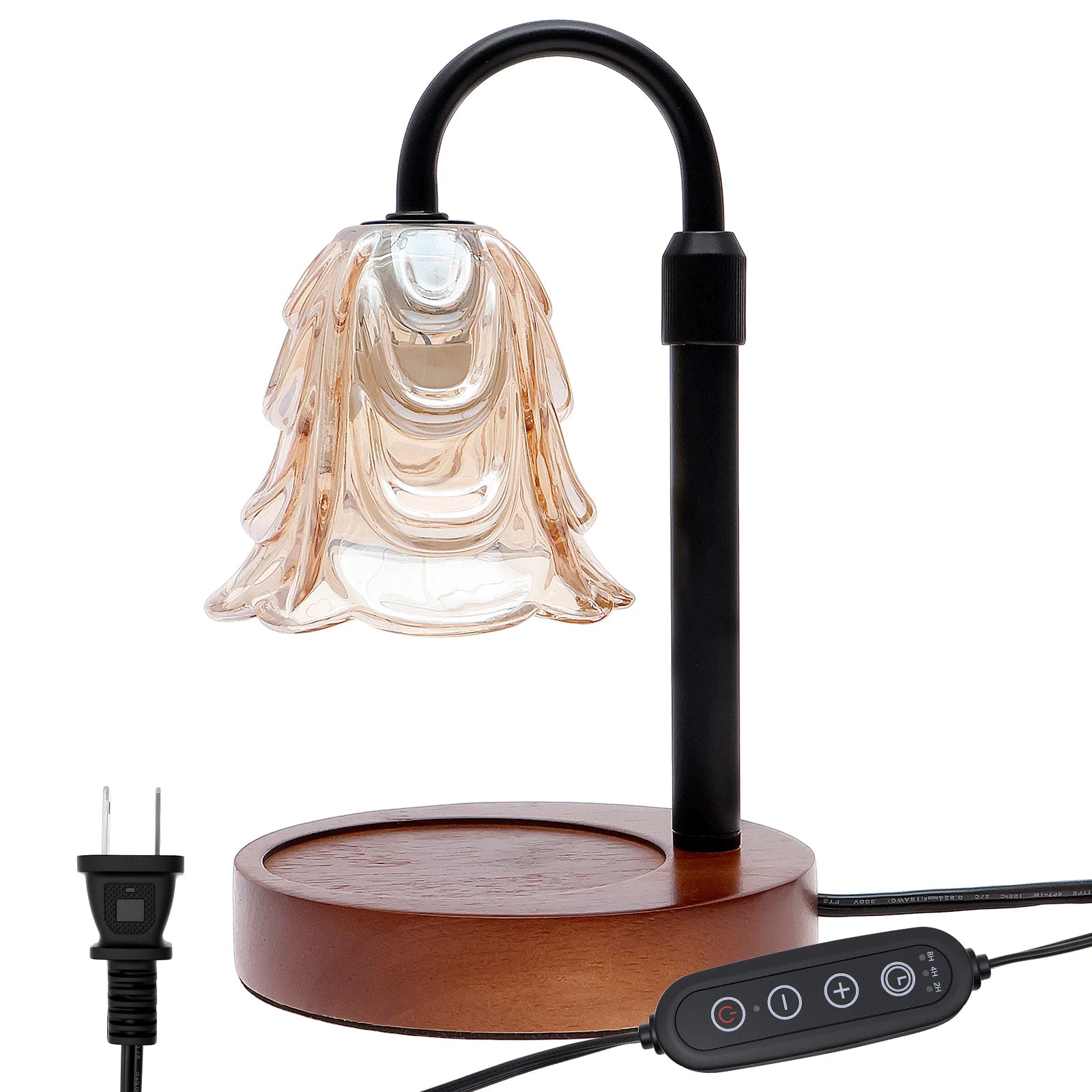 Elowen Flower Candle Warmer Lamp with Timer – Warm Light