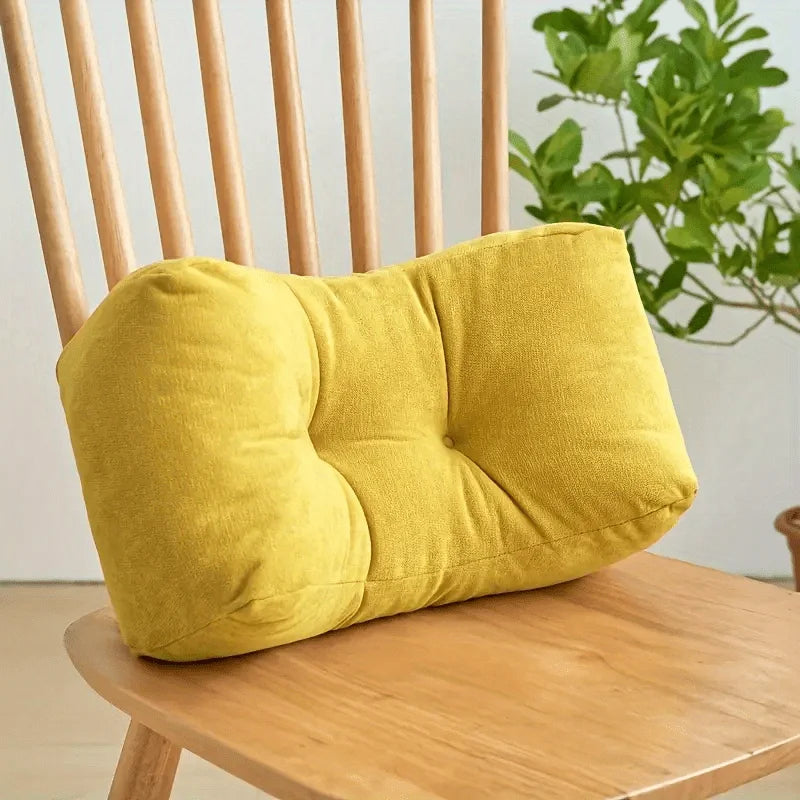 U-Shape Lumbar Support Cushion for Chairs – Soft Polyester Blend