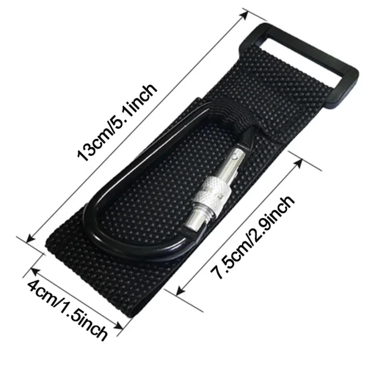 Universal Handlebar Locking Hook for Bike & Scooter Helmet Storage
